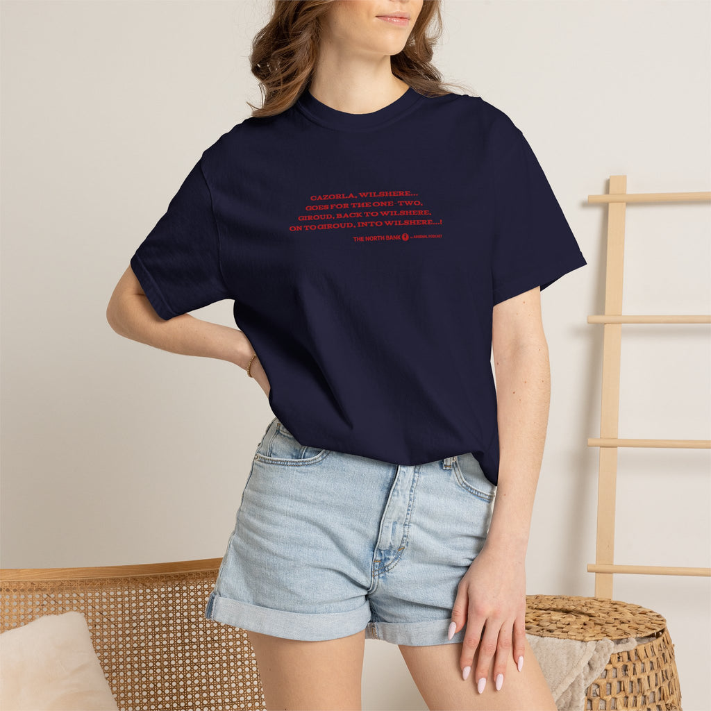 Wilshere goal commentary - Unisex T-shirt
