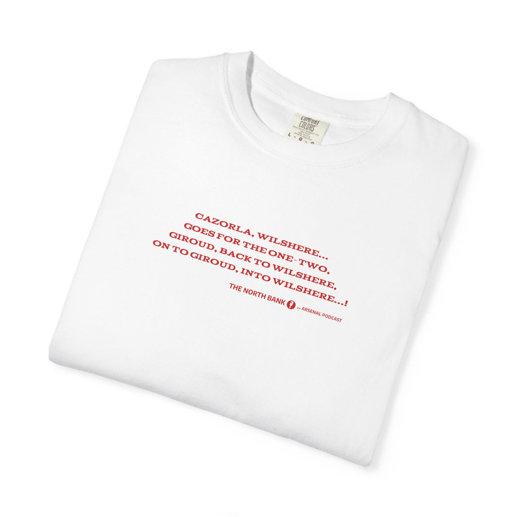 Wilshere goal commentary - Unisex T-shirt